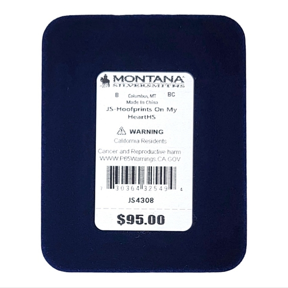 Montana Silversmiths Hoofprints On my Heart Horseshoe Jewelry Set NEW Retail $95 - Picture 4 of 10